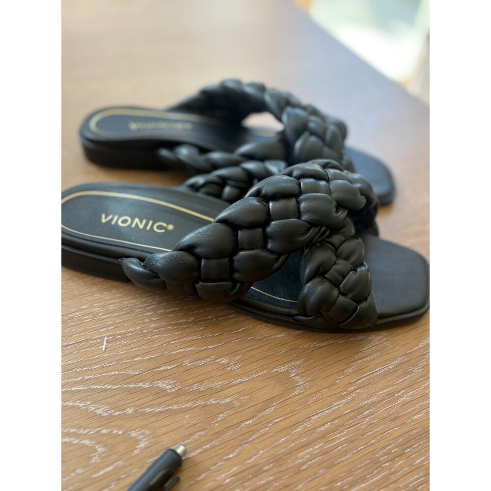 Vionic Women's Kalina Braided Slide Sandals Size 9 - Picture 2 of 7